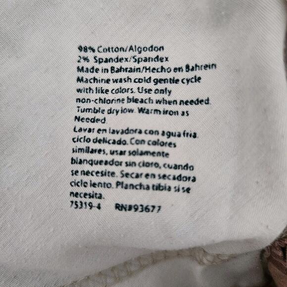 St. Johns Bay Women's Size 6 Bermuda Shorts Plaid Pink Tan Brown Pockets - Picture 11 of 11